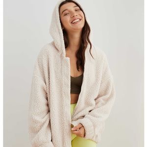 Aerie cloud Sherpa oversized jacket